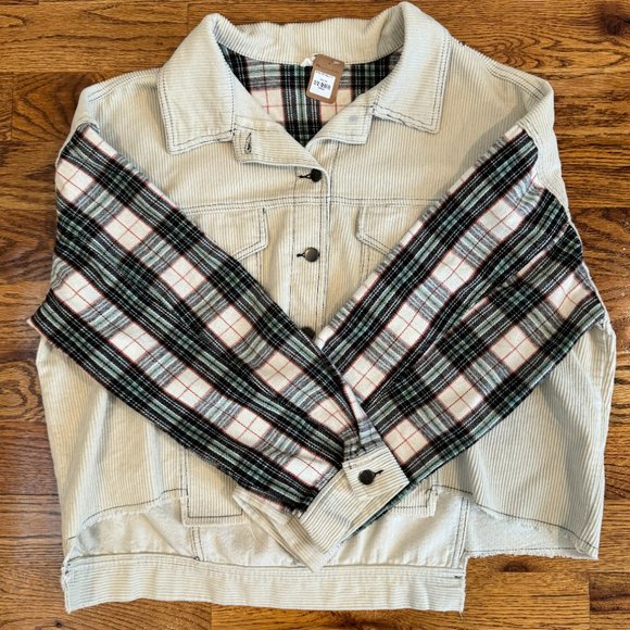 Corduroy & Flannel Shacket - Picture 3 of 7